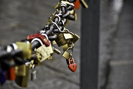 Love locks background