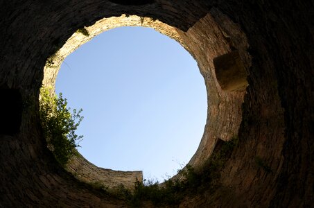The ruins of the tower gate