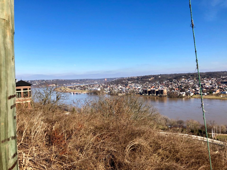 Bellevue, Kentucky from Mount Adams, Cincinnati, OH 