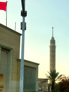Cairo Tower from El Tahrir, al-Qāhirah, CG, EGY 