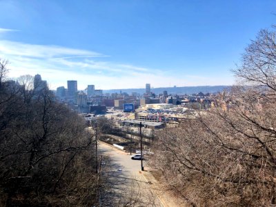 Downtown from Mount Adams, Cincinnati, OH 