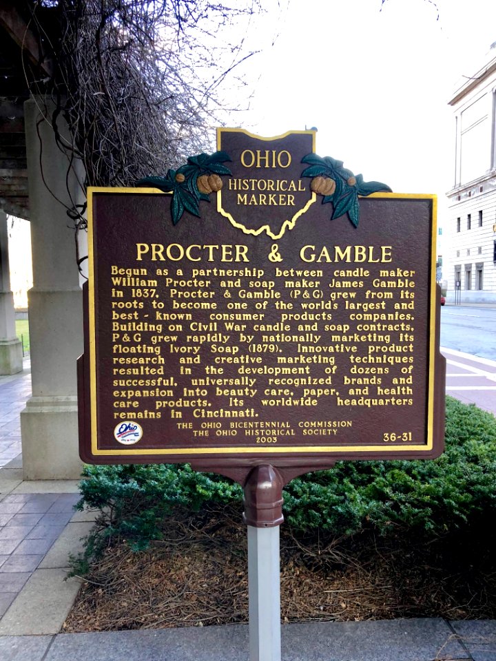 Historical Marker, Procter and Gamble World Headquarters, … 