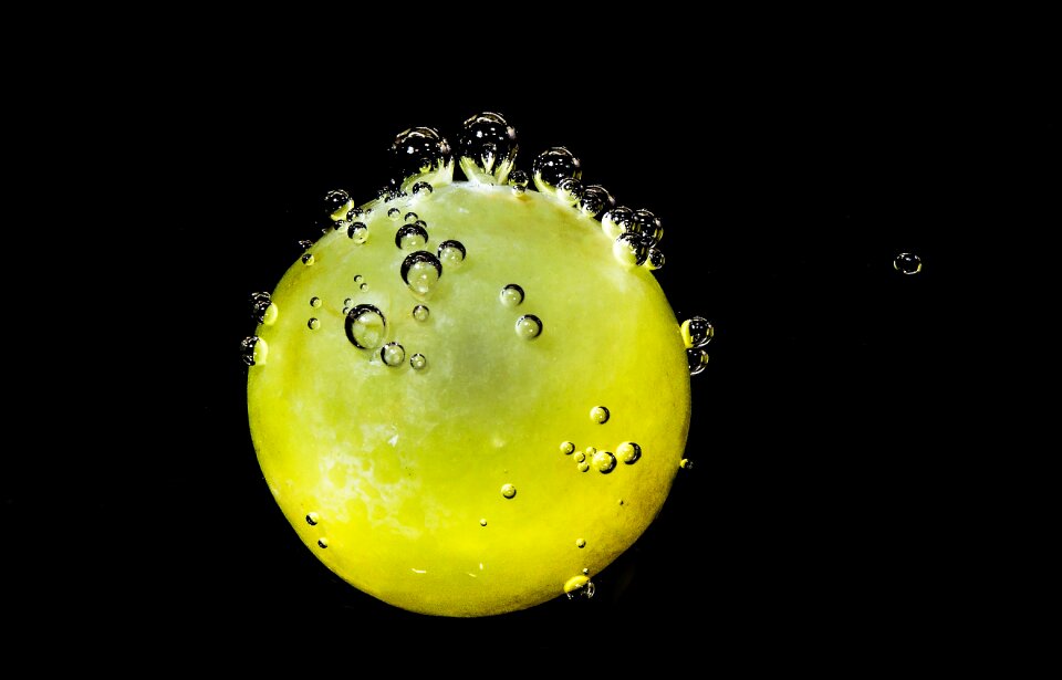 Grape in the water water