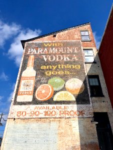 Paramount Vodka Sign, Over-the-Rhine, Cincinnati, OH 