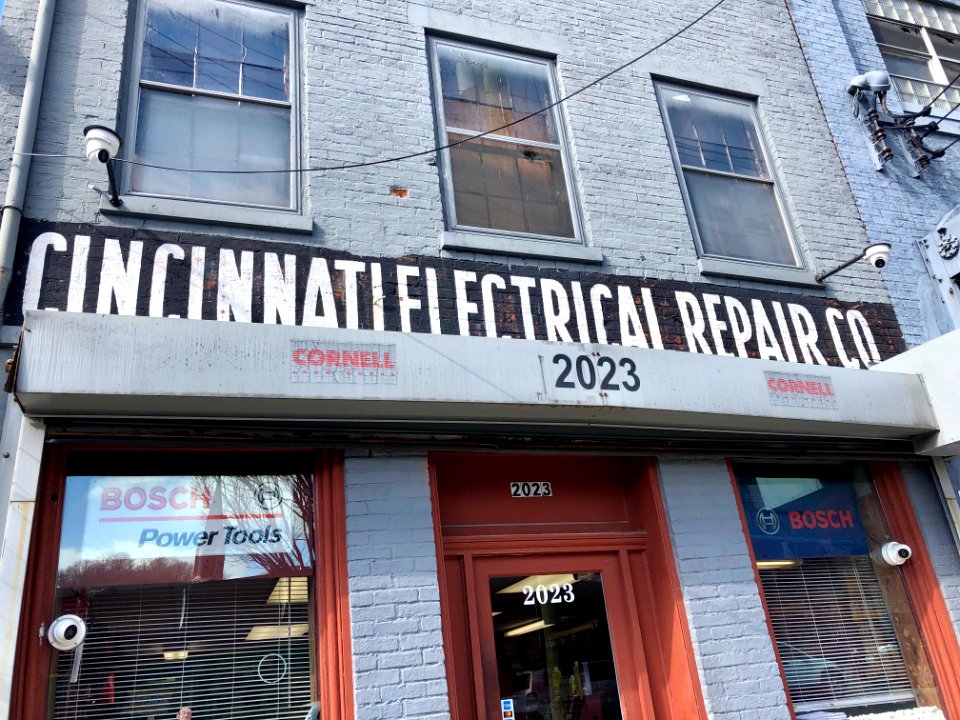 Cincinnati Electrical Repair Company Sign, Over-the-Rhine,… 