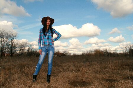 Wild west hats prairie