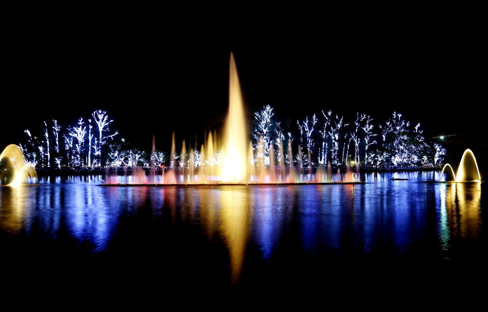 Water show color colorful