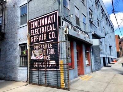 Cincinnati Electrical Repair Company Sign, Over-the-Rhine,… photo