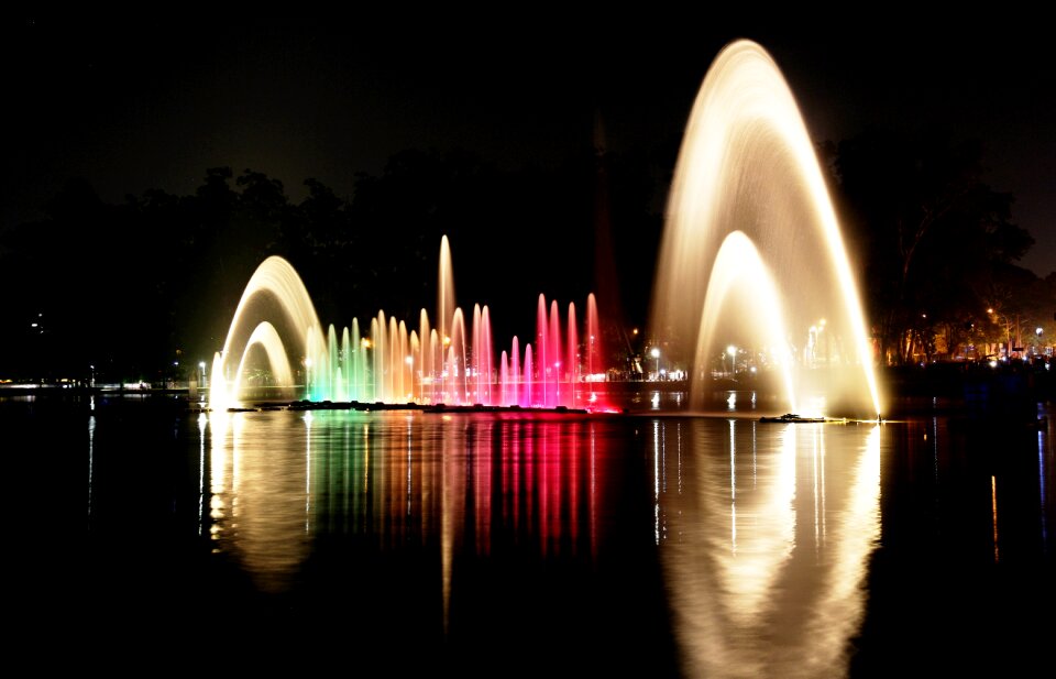 Water show color colorful