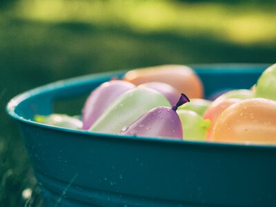 Water water balloons wet