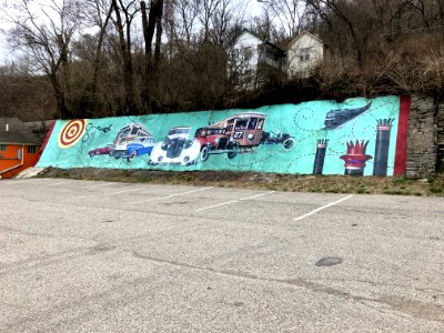 Pendleton Mural, Pendleton, East End, Cincinnati, OH 