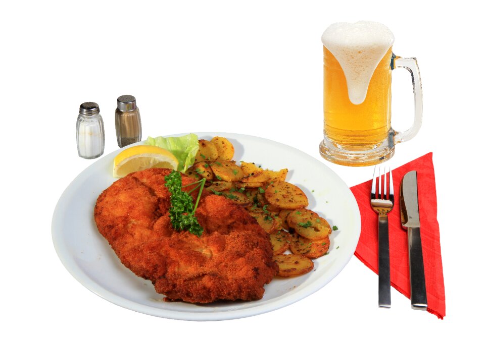 Kitchen nutrition wiener schnitzel