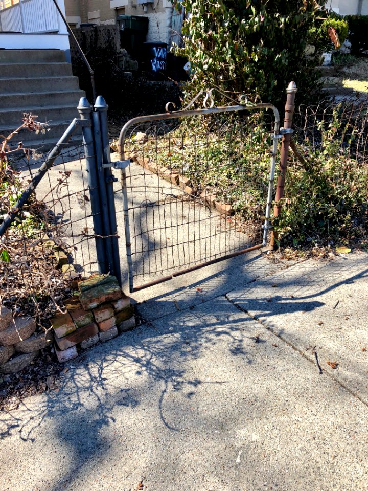 Old Chain-Link Fence, Mount Hope Avenue, East Price Hill, … 