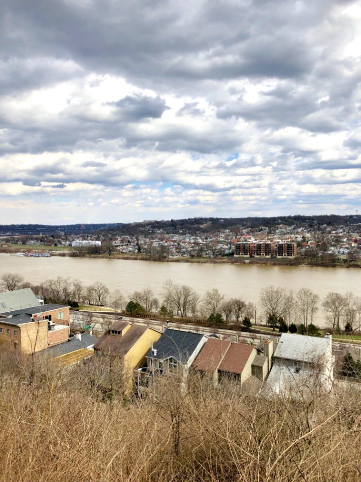 View from Hatch Street, Mount Adams, Cincinnati, OH 