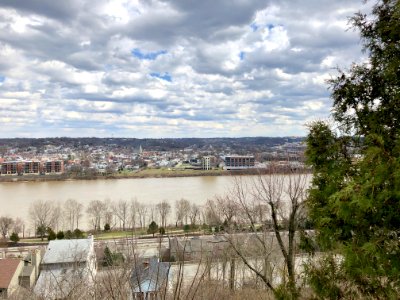 View from Hatch Street, Mount Adams, Cincinnati, OH 