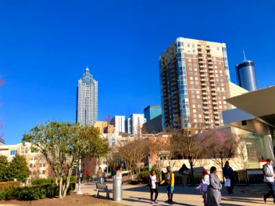 Atlanta Skyline from Pemberton Place, Atlanta, GA 