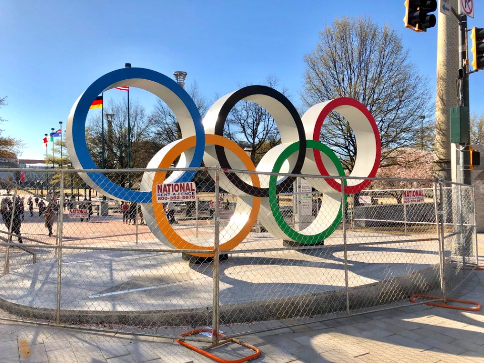 Olympic Symbol, Centennial Olympic Park, Atlanta, GA 