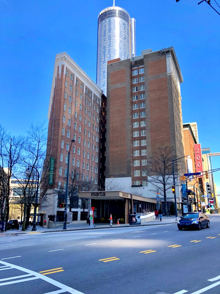 Carnegie Building and Old Winecoff Hotel (Ellis Hotel), At… 