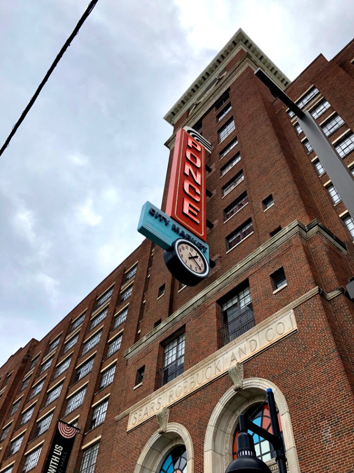 Signage, Ponce City Market, Old Fourth Ward, Atlanta, GA 