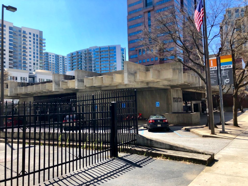 Midtown MARTA Station, Midtown, Atlanta, GA 