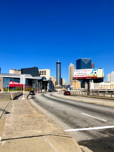 Skyline from Centennial Olympic Park Drive, Atlanta, GA 