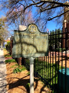 Historical Marker, St. Luke's Episcopal Church, Atlanta, G… 