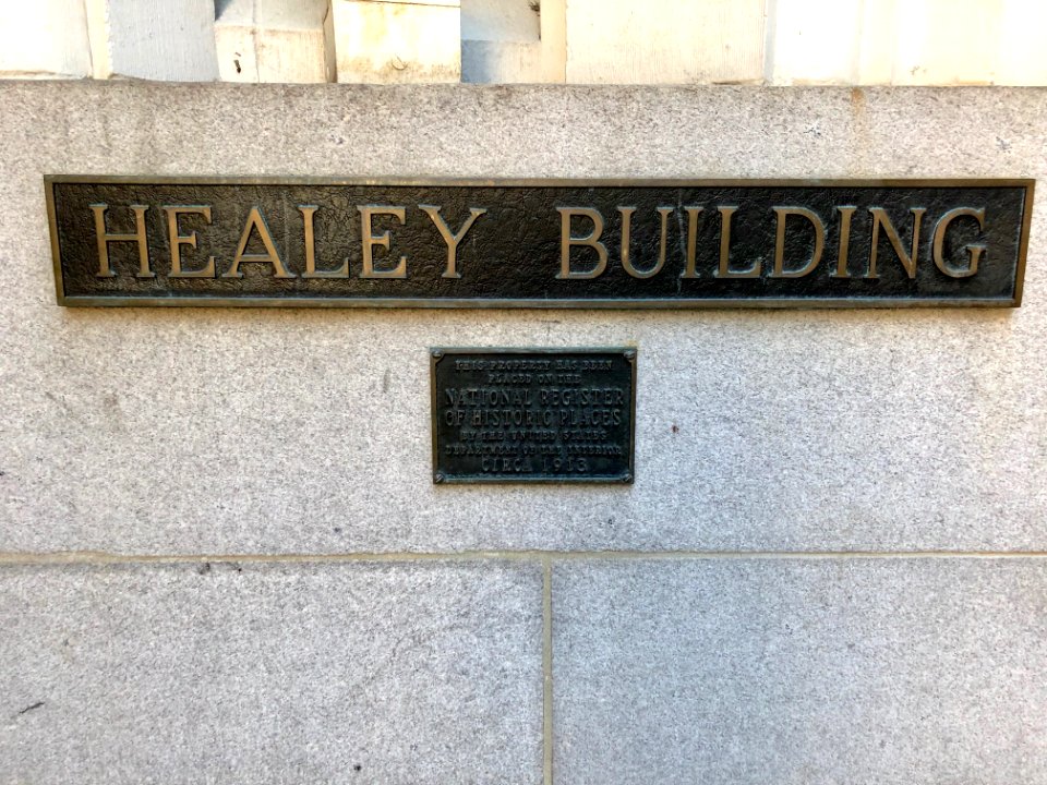 Signage, Healey Building, Atlanta, GA 