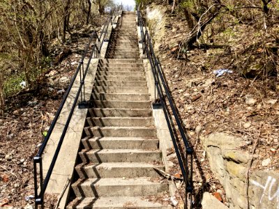 Main Street Steps, Mount Auburn, Cincinnati, OH 