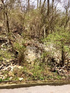 Hillside Ruins, Goethe Street, Mount Auburn, Cincinnati, O… 