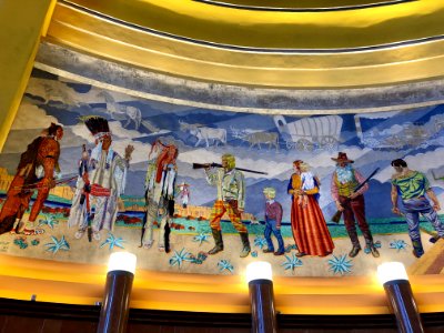 Rotunda Mosaics, Cincinnati Union Terminal, Queensgate, Ci… 