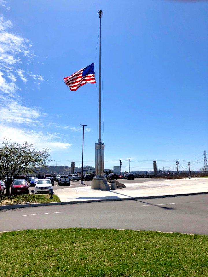 Flagpoles, Cincinnati Union Terminal, Queensgate, Cincinna… 