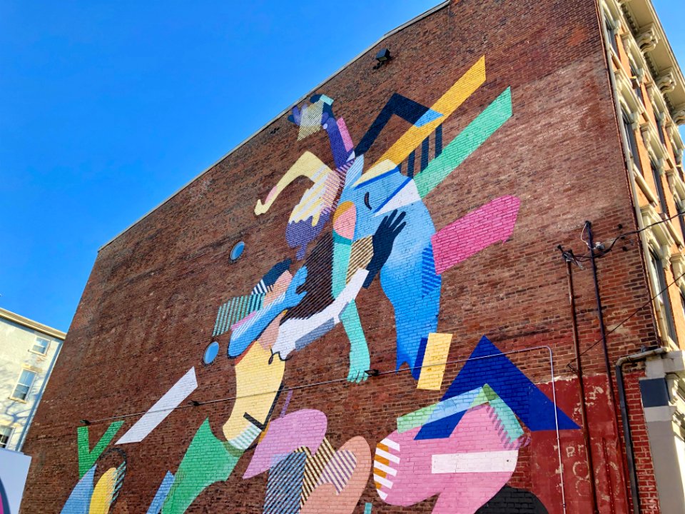 Mural, 12th Street, Pendleton, Cincinnati, OH 