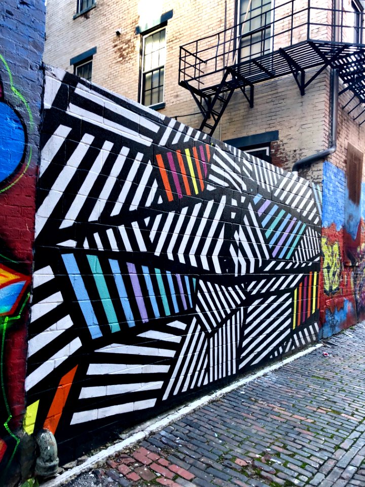Mural, Bolivar Alley, Pendleton, Cincinnati, OH 