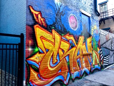Mural, Bolivar Alley, Pendleton, Cincinnati, OH 