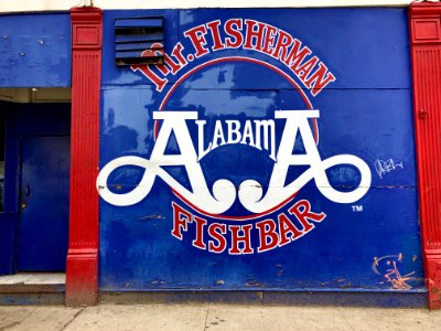 The Fisherman Alabama Fish Bar Sign, Over-the-Rhine, Cinci… 