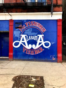 The Fisherman Alabama Fish Bar Sign, Over-the-Rhine, Cinci… 