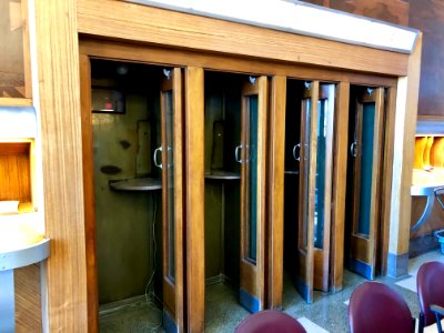 Telephone Booths, Amtrak Waiting Room (Gentlemen's Lounge)… 