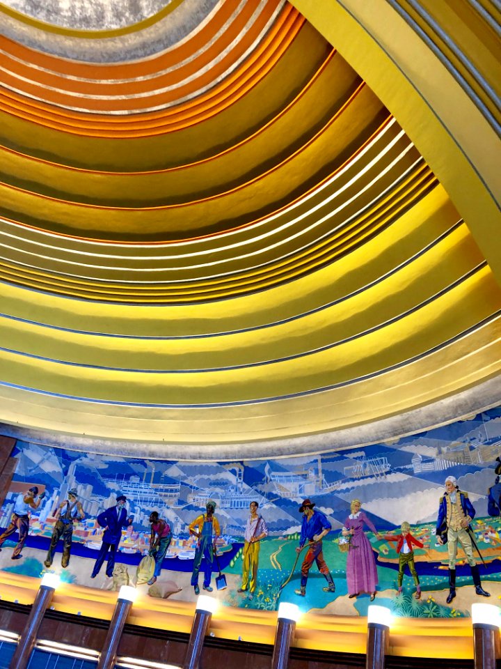 Rotunda Mosaics, Cincinnati Union Terminal, Queensgate, Ci… 