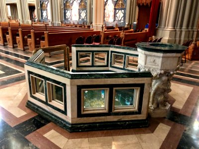 Baptismal Pool, St. Mary's Cathedral Basilica of the Assum… 