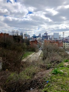 View from Main Street Steps, Over-the-Rhine, Cincinnati, O… photo