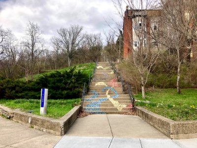 Main Street Steps, Over-the-Rhine, Cincinnati, OH 