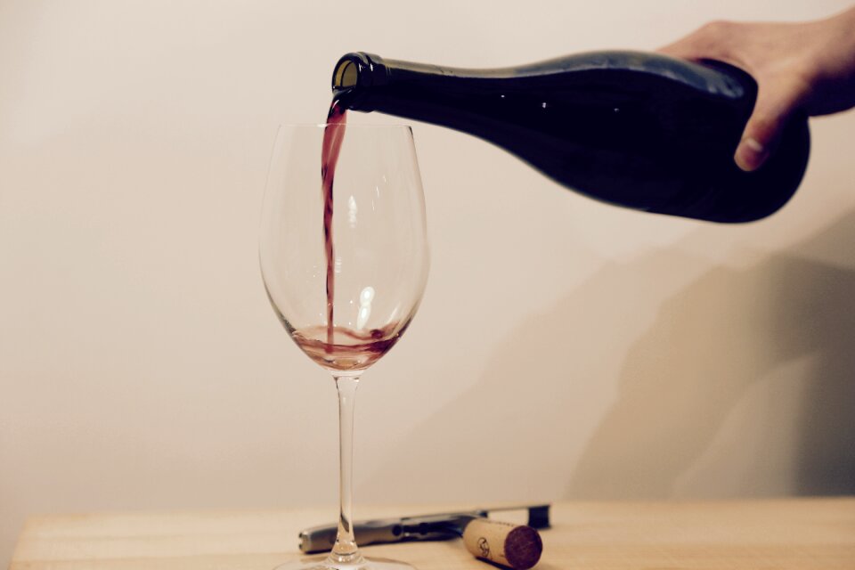 Brown wine brown glass brown glasses
