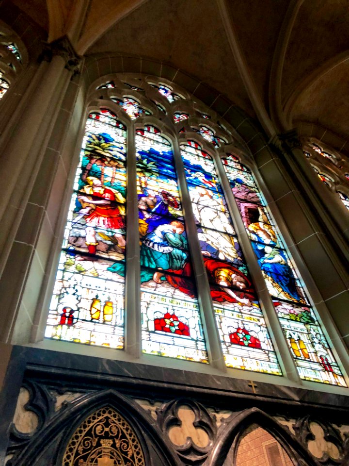 Stained Glass Windows, St. Mary's Cathedral Basilica of th… 