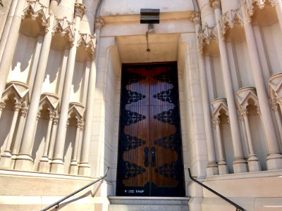 Front Entrance Detail, St. Mary's Cathedral Basilica of th… 