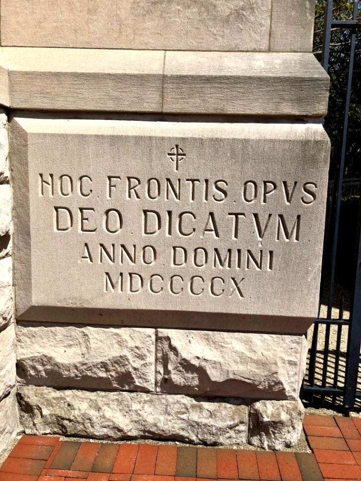 Cornerstone, St. Mary's Cathedral Basilica of the Assumpti… 