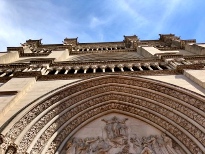 Front Facade Detail, St. Mary's Cathedral Basilica of the … 