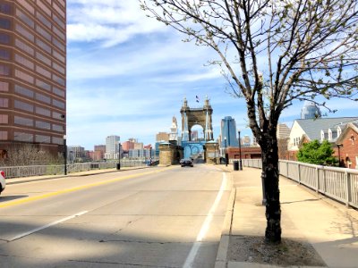 Roebling Suspension Bridge, Cincinnati, OH 
