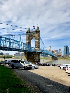 Roebling Suspension Bridge, Cincinnati, OH photo