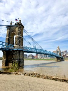 Roebling Suspension Bridge, Cincinnati, OH photo