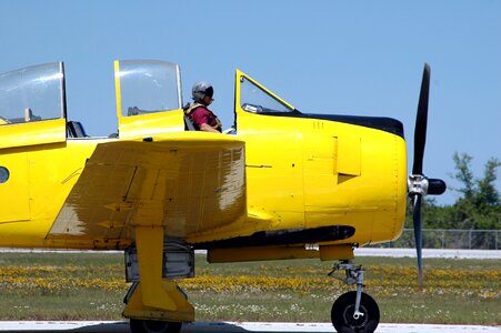 Aviation show plane